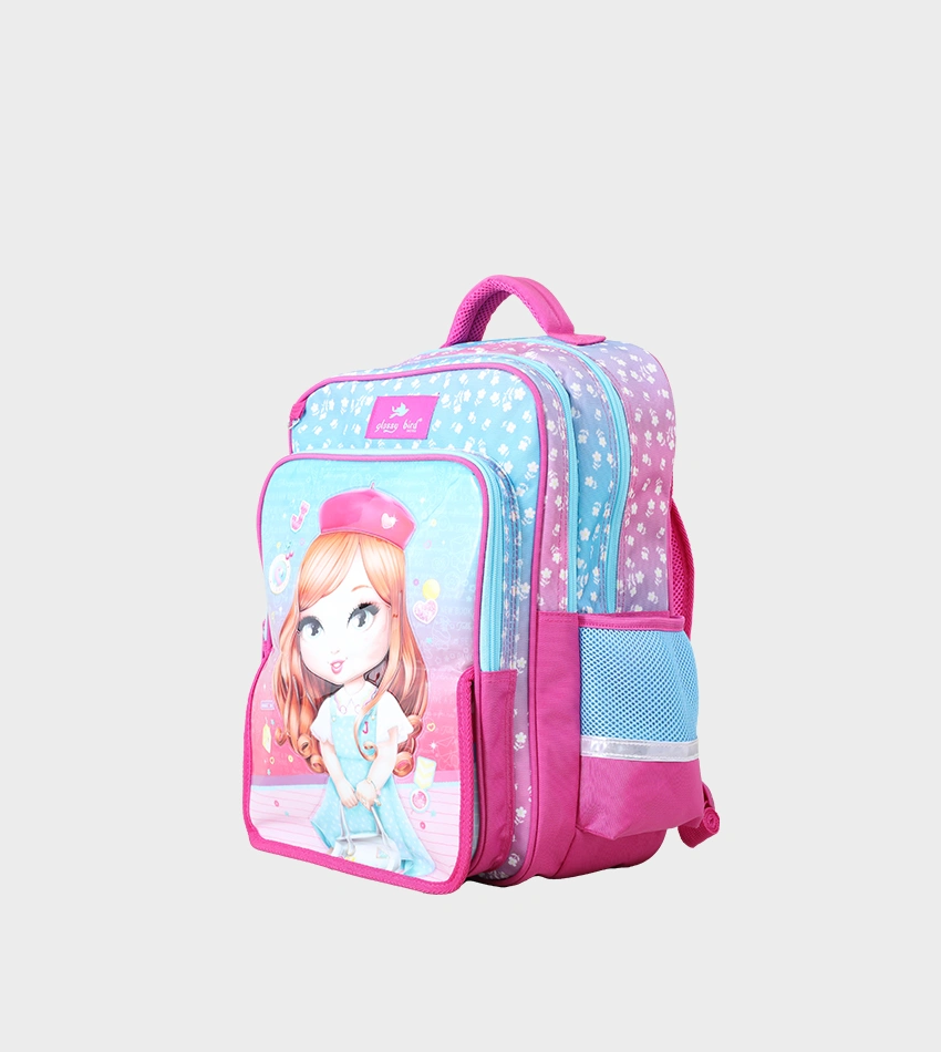 حقيبة ظهر مدرسية GB2622F مقاس 18